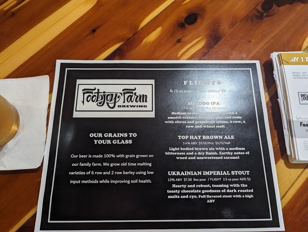 Footjoy Farm Menu image 2